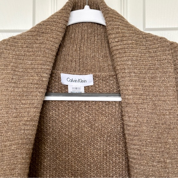 Calvin Klein Wool Robe Cardigan - Picture 2 of 4